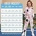 Coldinair Cute Cat Girls 2 Piece Tracksuit Jogging Outfits Set Pink Crop Tops Sweatshirt and Baggy Fall Fashion Sweatpant with Pockets Fall Clothing Sets for Kids