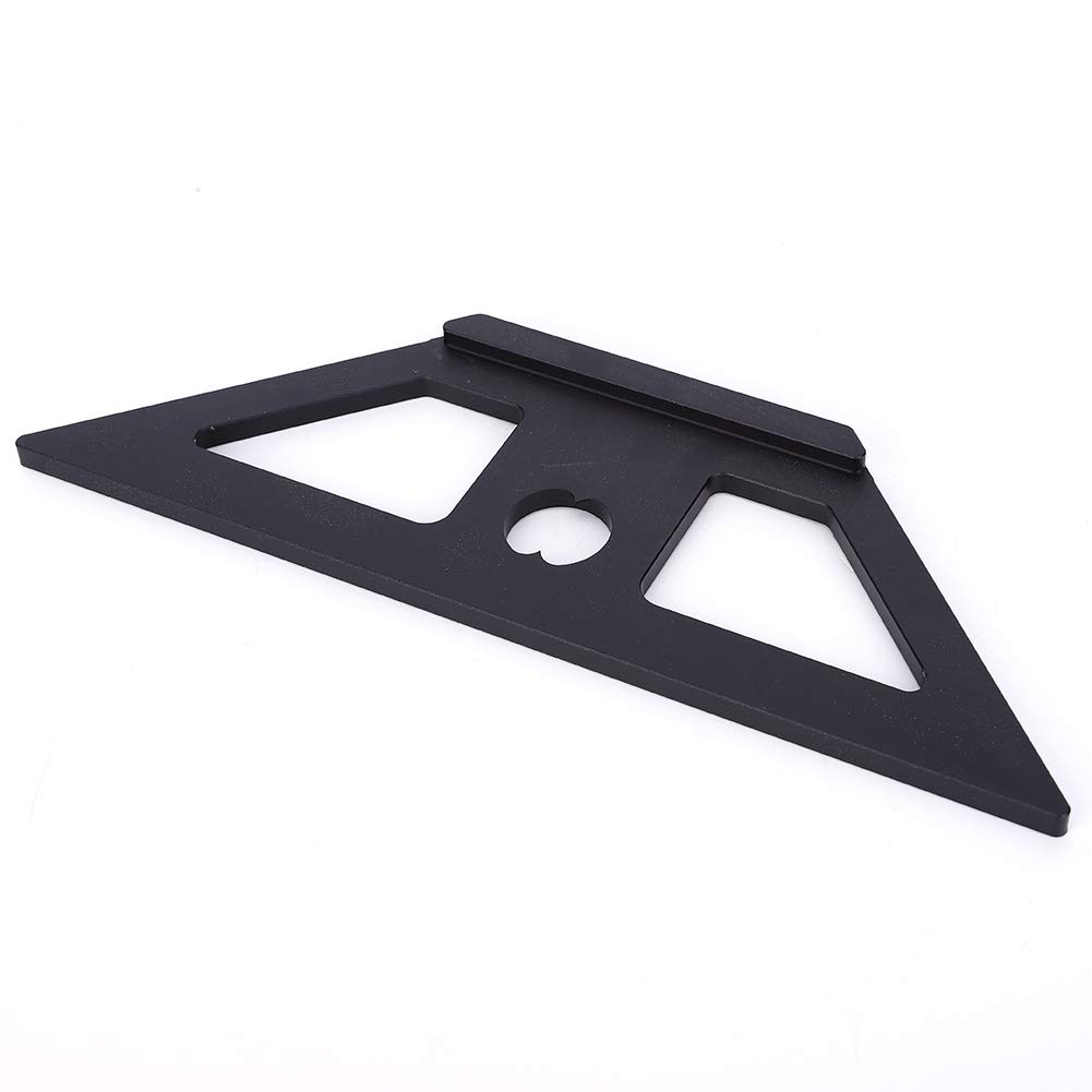 regla, Regla for carpintería ES 4, herramienta de medición carpintero escribano aleación aluminio 45 grados