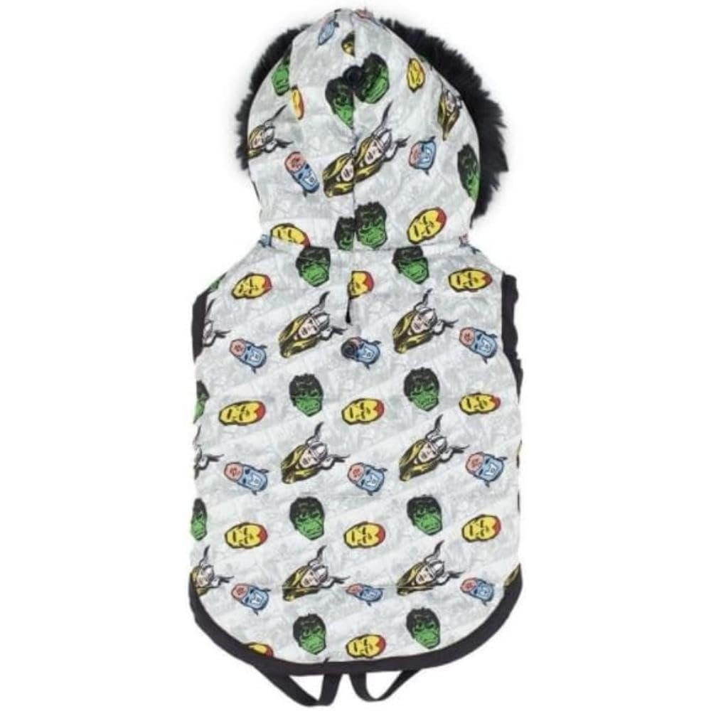 CERDÁ LIFEs LITTLE MOMENTS - For Fan Pets | Avengers Padded Coat - Officially Licensed by Marvel®