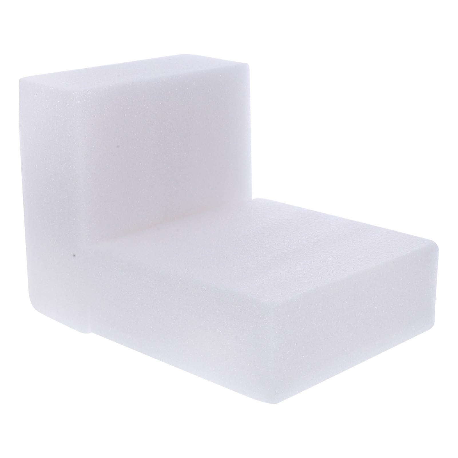 PRETYZOOM 2pcs Flower Arrangement Base Thick Foam Floral Foam Block Florist Block Arranging Floral Flower Arrangement Mud Packing Insert Florist Supplies Packing Liner White