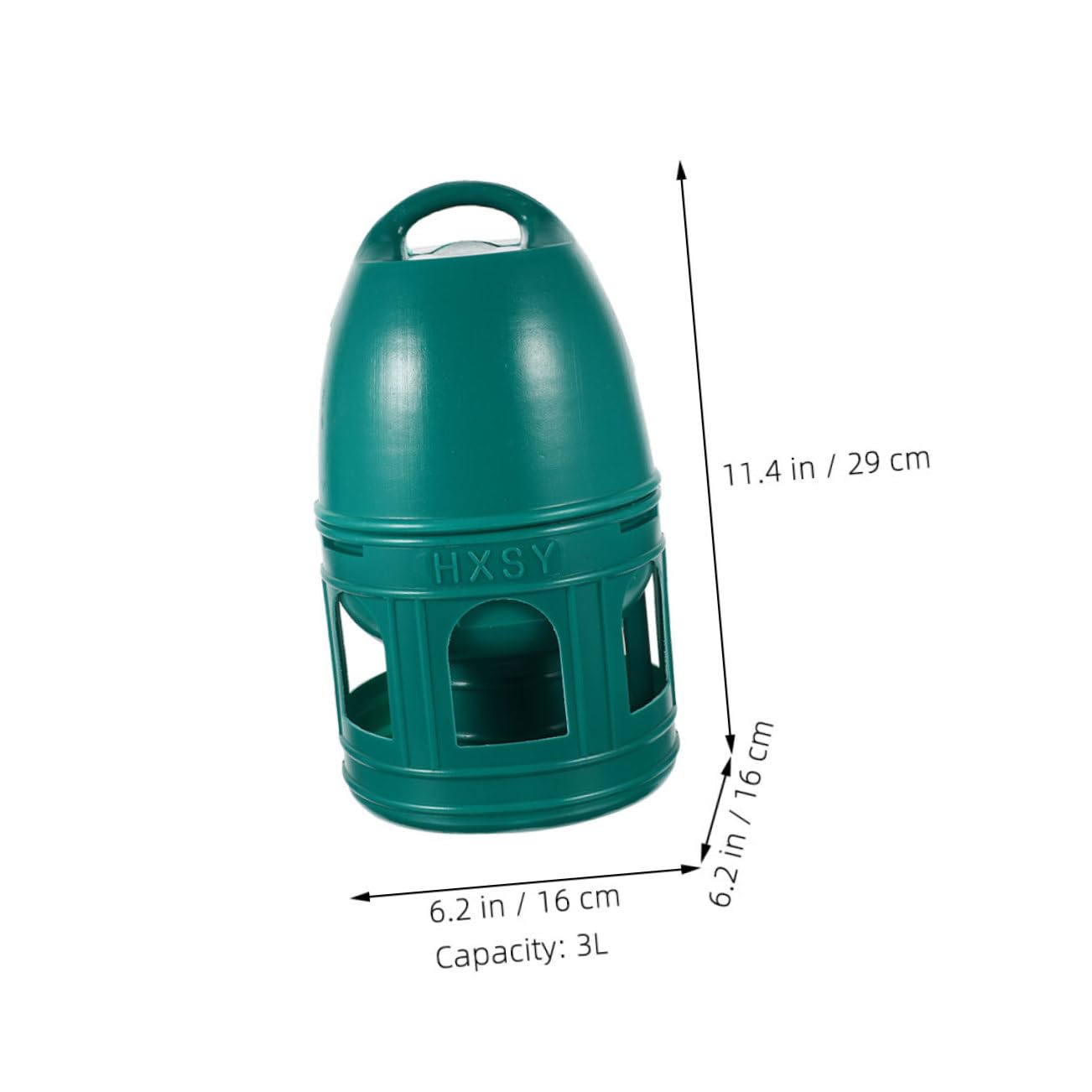 SUPVOX 2pcs Bird Water Drinker Pigeon Water Feeder 3L Plastic Dispenser Pigeon Pet Water Pot Container Water Automatic Feeder Supplies