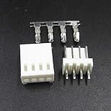 Davitu Electrical Equipments Supplies - 10set Kit KF2510-2P/3P/4P/5P/6P/7P/8P/9P/10P KF2510 2.54mm Pitch Terminal Housing Pin Header Connectors Adaptor Kits - (Color: KF2510-4P)
