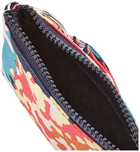 Vera Bradley Women's Recycled Lighten Up Reactive Zip Id Case And Lanyard Combo, Happy Blooms Cross-Stitch, One Size #TOP4