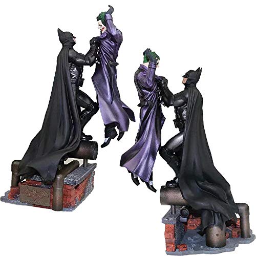 VENDISART Anime Figurine Anime Batman Vs Joker Statue Super-Héros X-Man PVC Figurine Jouet Adulte À Collectionner Modèle Poupée Enfants Garçons Cadeaux 30 Cm Cover