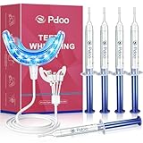 Lápiz Blanqueador Dental + Kit de Blanqueamiento con Férulas Inalámbricas - Eliminación Eficaz de Manchas de Café/Té - 5 Lápices Anti-sensibilidad - Teeth Whitening sin Dolor y Seguro para el Esmalte