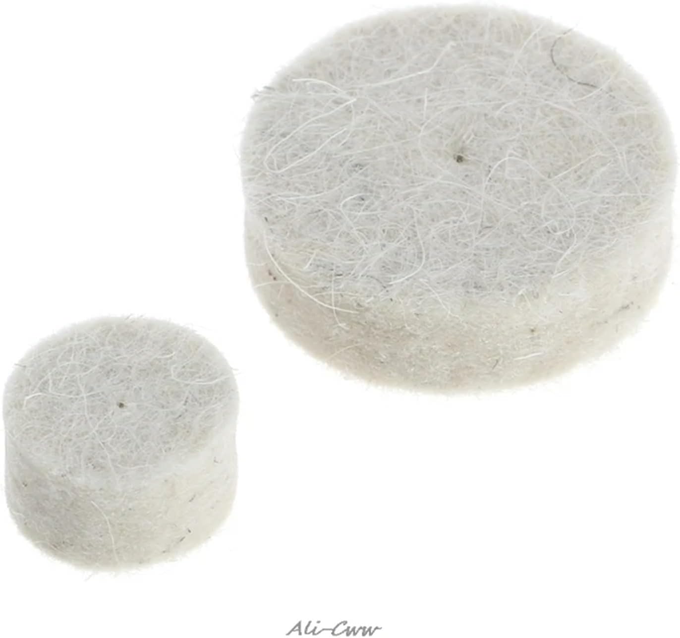 50pcs 13mm Wool Felt Polishing Buffing Wheel Grinding Polishing Pad 2pcs 3.15mm Shanks for Rotary Tool