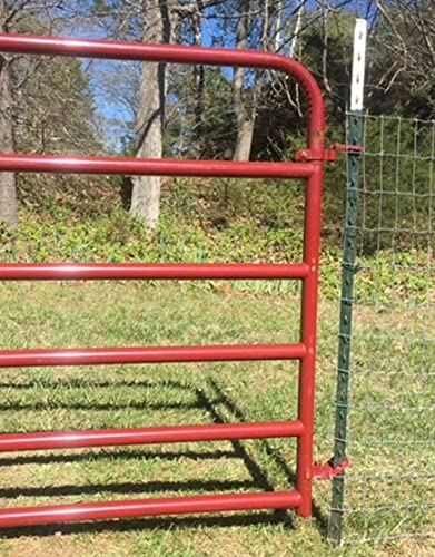T-Post Hinge Pins - Hang Gate - Made In Usa -- Fully Patented (Please Don't Buy Knockoffs), Easy, Cost-Effective Alternative. Fully Patented And Made In America. #TOP3