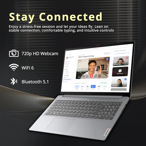 Lenovo IdeaPad 1 15.6" FHD Anti-Glare Laptop AMD Ryzen 7 miniatura 4