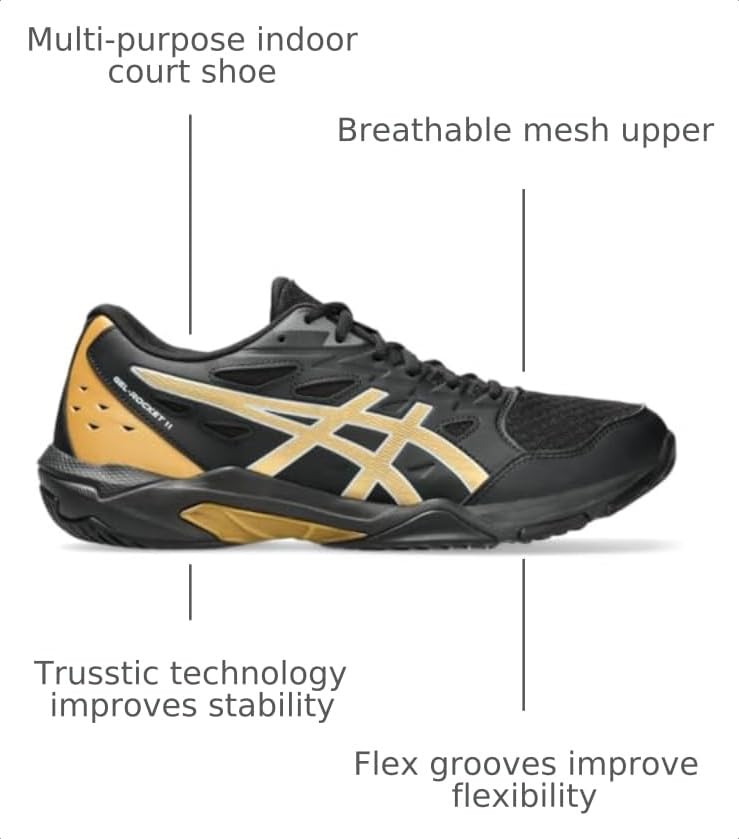 Image of ASICS Men's Gel-Rocket 11 Volleyball Shoes
