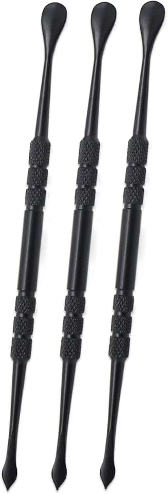 Joyangy 3-Pack Wax Carving Tools 4.6Inch Stainless Steel Double-Ended