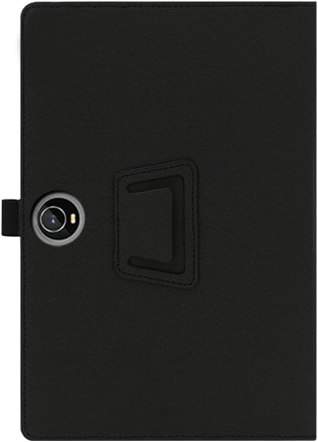 Compatible with JKOCXN C5 11-INCH Tablet case, Full Coverage Ultra Slim PU Leather Cover Case Folding Stand Cover Protective Tablet Hand Strap Magnet (Black)