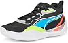 PUMA Playmaker Pro Jet Black/Lime Squeeze 10.5 D (M) 3