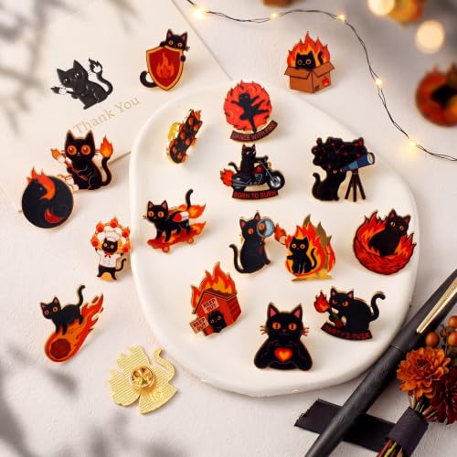 Image of 30 /60 Pcs Cute Enamel Pins Bulk Lapel Brooch
