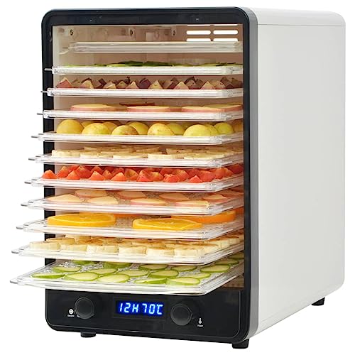 vidaXL Dörrgerät 10 Ablagen 550W Dörrapparat Dörrautomat Dörrer Obsttrockner – Bild 3