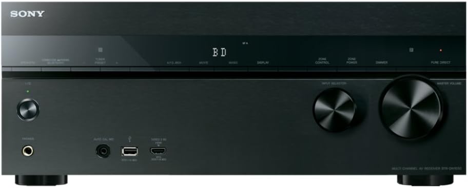 Sony STR-DN1050 7.2 Channel Hi-Res 4K AV Receiver (Built-in Wi-fi & Bluetooth)