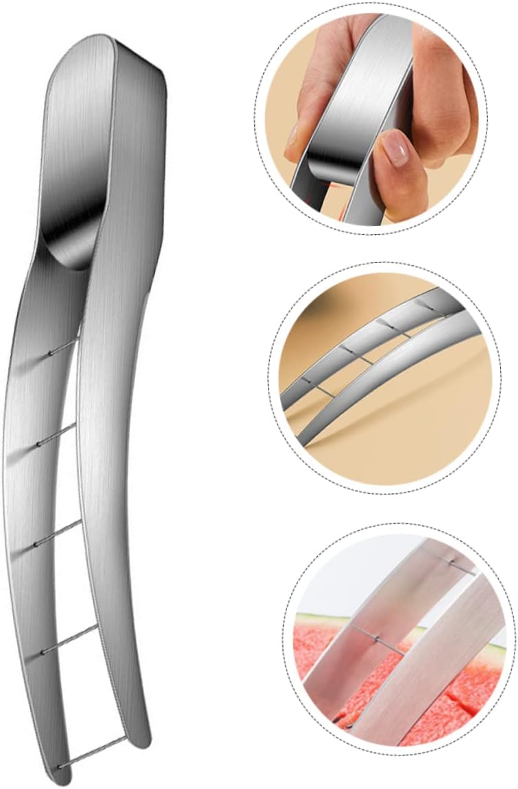 Stainless Steel Watermelon Cutter Xmas Fruit Multipurpose for Kitchen