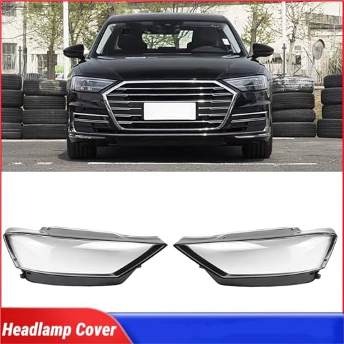 Couvercle phare avant de prestige en polycarbonate anti-UV pour Audi A8 S8 D5 - 6