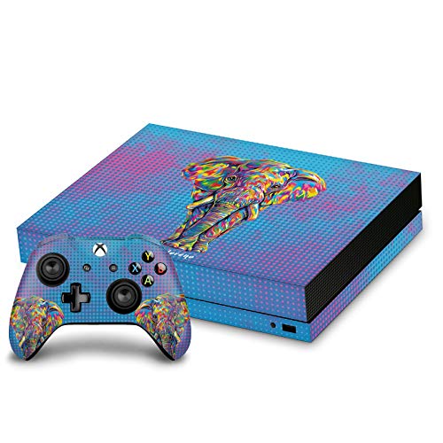 Peau vinyle Xbox One X Éléphant Animaux II ajustement précis et pose sans bulle