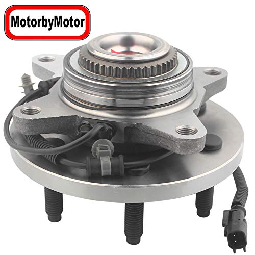 Image of MotorbyMotor 515142 Front Wheel Bearing Hub Assembly 4WD with 6 Lugs fits for Ford F-150, Expedition, Lincoln Navigator 2011-2014 Low-Runout OE Replacement Hub Bearing w /ABS