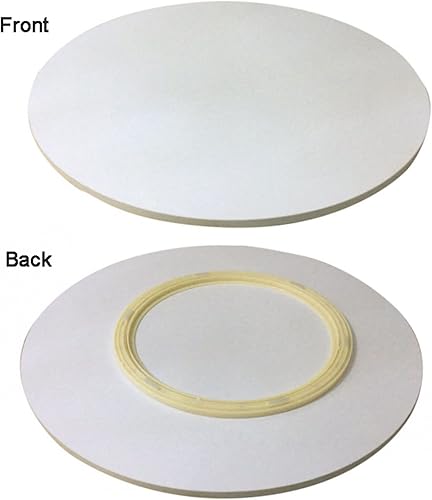 Miniatura 2 de Tocadiscos de comedor para el hogar de 809039.4 in, bandeja giratoria para servir, bandeja de madera Lazy Susan, exhibición giratoria para servir,