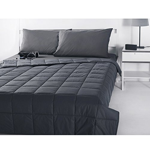 Premium Cotton Weighted Heavy Blanket Couple | 80''x90'',30lb | Adult Women Men | King Size | Dark Grey - Thumbnail 3