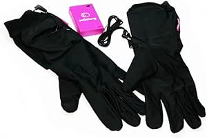 Pekatherm Sotoguantes Calefactores con Portapilas | Tamaño L | Potencia de 4,5 W y Autonomía de 6 H | Sotoguantes Calefactables Elaborados en Lycra| Color Negro GU900L