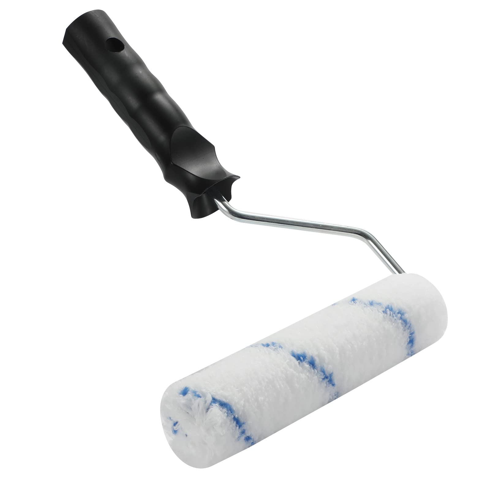 Zestaw tacek na wałki do malowania, 15 cm wkłady do wałków z mikrofibry o wysokiej gęstości, mini rolki, 1,2 cm pokrowce na drzemki do farb lateksowych (12 sztuk)