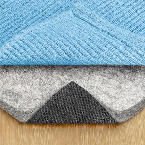 RUGPADUSA - Dual Surface - 8'x11' - 1/2' Thick - Felt + Rubber - Non-Slip Backing Rug Pad - Adds Comfort and Protection - for Hard Surface Floors