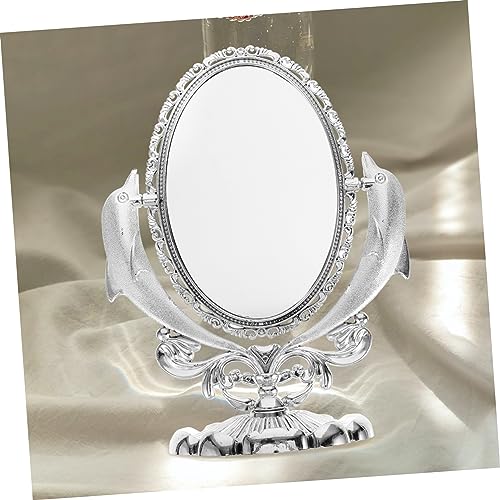 Miroir de maquillage double face stable pour éviter les reflets mal orientés