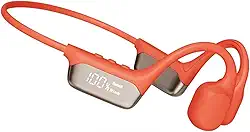 Fone de ouvido IPX8 à prova d'água de condução óssea sem fio Bluetooth 5,4 + 32 GB de RAM MP3 Player HiFi Music Sport Swimming Headset com microfone