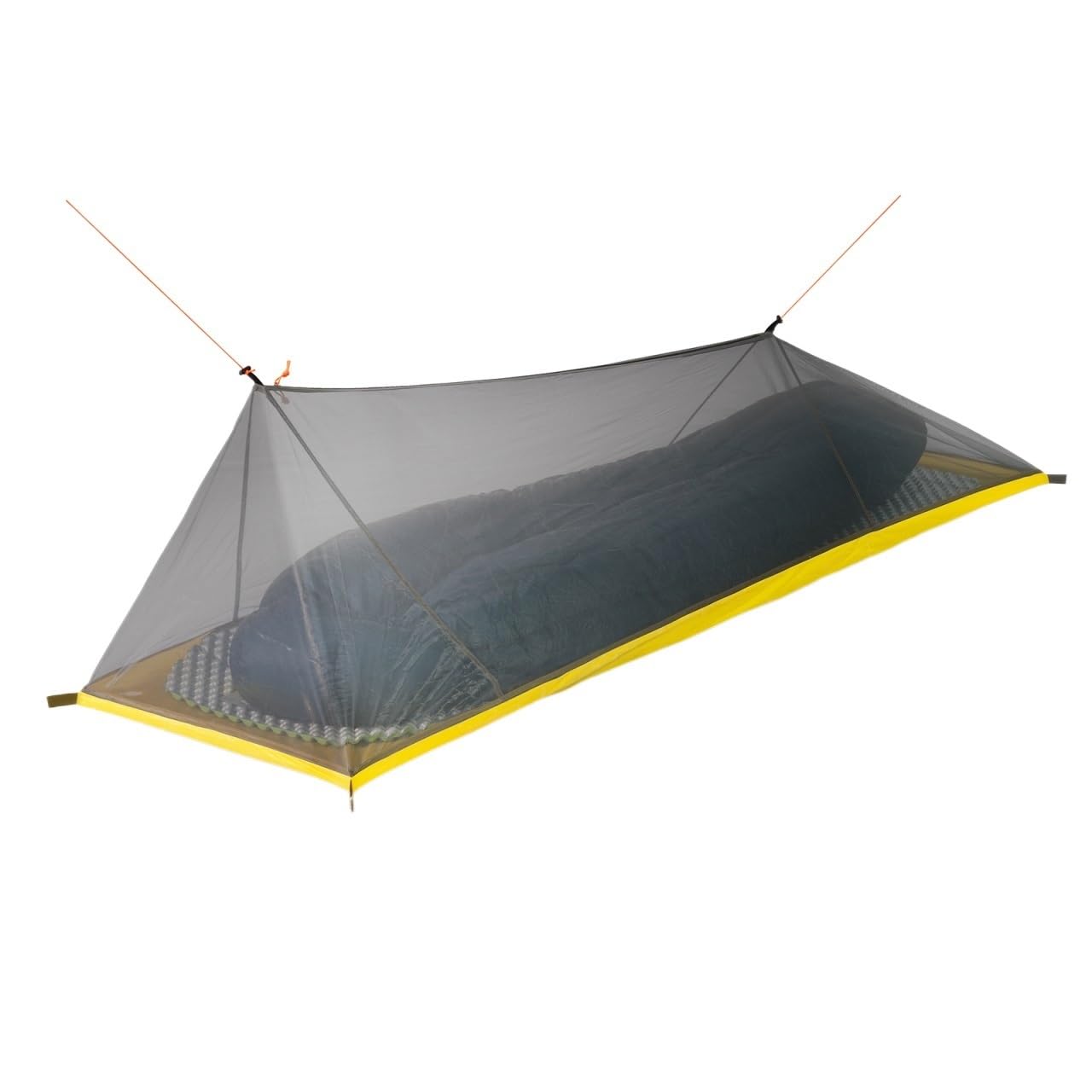 1-osobowy namiot kempingowy na 3/4 sezony/namiot wewnętrzny wodoodporny ultralekki nylon 20D dwustronna powłoka silikonowa bez pręta do piramidy 410G tropik (kolor: namiot wewnętrzny na 3 sezony)