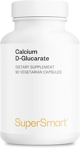 Supersmart - D-glucarato de calcio 1500 mg por día - Suplemento antioxidante y desintoxicante | Sin OMG y sin gluten - 90 cápsulas vegetarianas disponible en Yaxa Guatemala