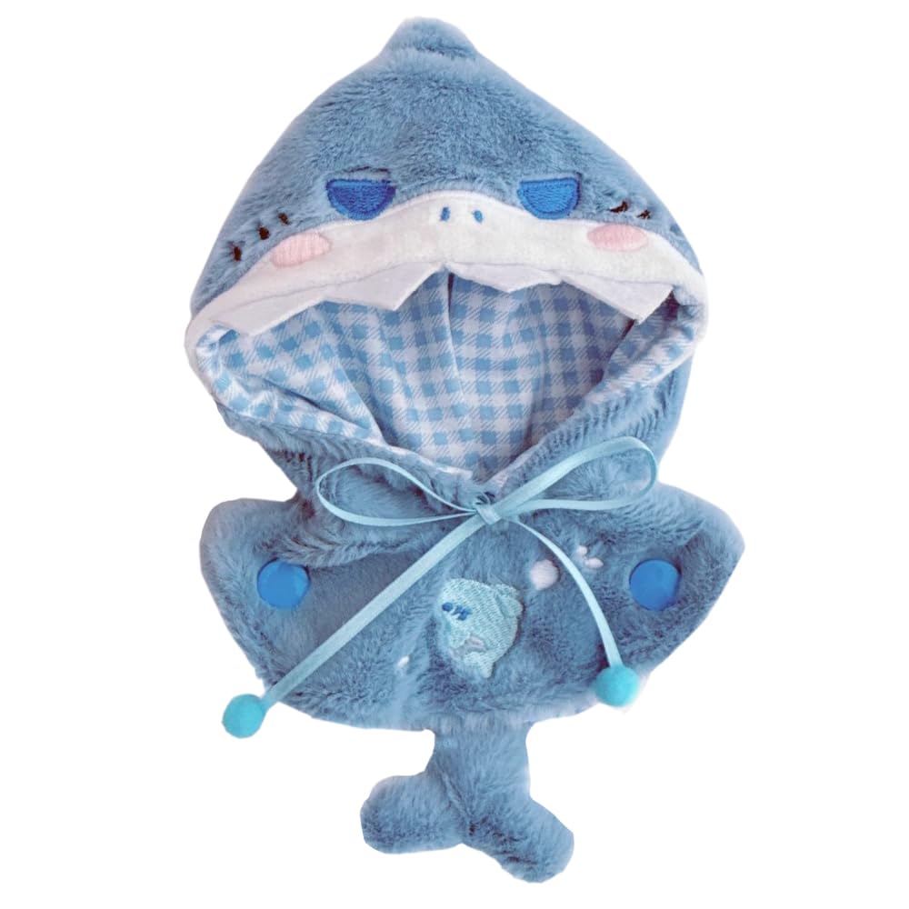 Amazon.com: niannyyhouse 10cm-15cm Plush Doll Clothes Shark Puppy