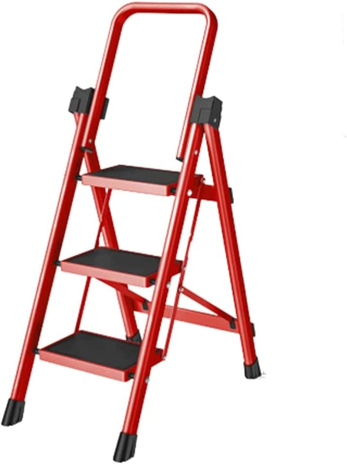 Telescoping Ladders, Folding Ladder with Handrails, A-Type Ladder Multipurpose Step Ladders, Suitable for Home Use 330lb