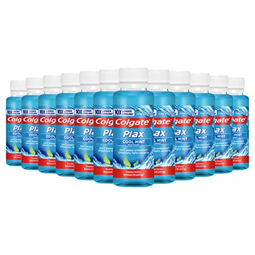 Colgate Plax Cool Mint Travel Mouthwash 12 x 100ml Multipack