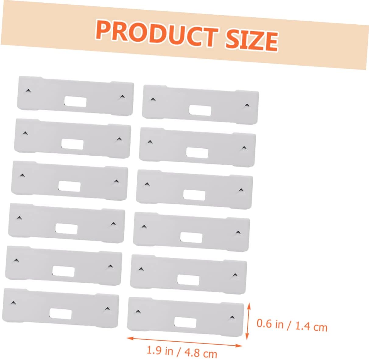 60pcs Vertical Blind Repair Clips for Easy Installation Suitable for Vertical Blinds Vane Savers