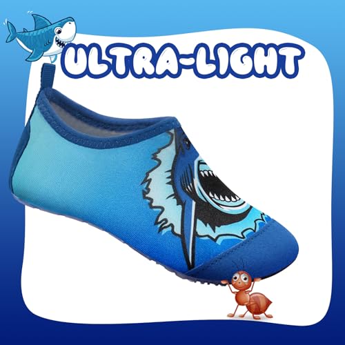 Image of Kids Water Shoes Girls Boys Outdoor Quick Dry Barefoot Aqua Socks for Toddler Sport Beach Swim Surf