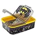 Brotdose Batman Lunchbox mit 3 Fächern, Bento Brotbox für Kinder - ideal für Schule, Kindergarten oder Freizeit