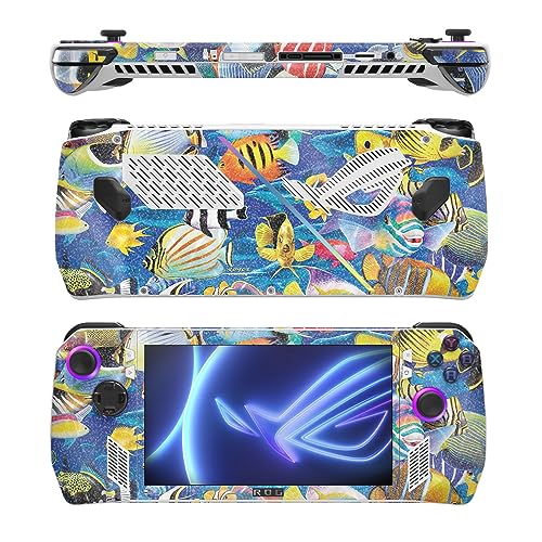 Image of MightySkins Glossy Glitter Skin Compatible with Asus ROG Ally - Tropical Fish | Protective, Durable High-Gloss Glitter Finish | Easy to Apply