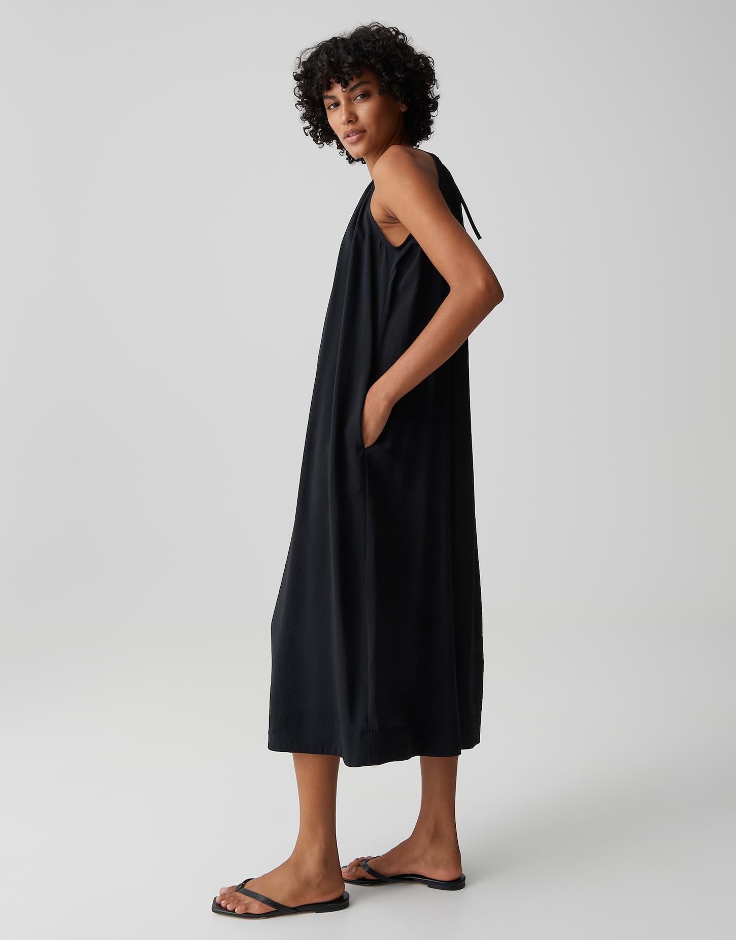 OPUS Damen Midikleid | Sommerliches Trägerkleid in A-Linie