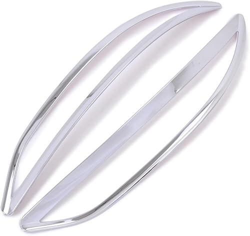 Miniatura 3 de MadLoN Compatible con Kia Forte Cerato K3 2013-2015, cubierta de lámpara antiniebla de coche, cromada delantera y trasera antiniebla marco de