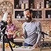 Microphone Stand Desk, BILIONE Portable Foldable Tripod with Mic Clip Holder Adjustable Desktop Microphone Stand for Dynamic Microphone