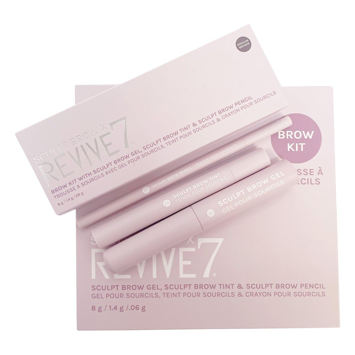 Revive7 - Sculpt Brow x REVIVE7 Brow Kit Madium, black