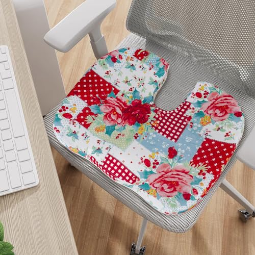Image of Tailbone Pain Relief Cushion, Memory Foam Seat Cushion for Coccyx Sciatica Pain Pressure Relief Office Desk Chair
