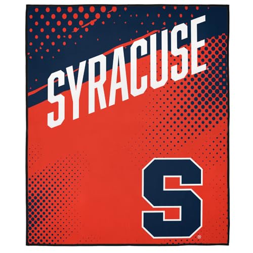 LOGOVISION Syracuse University Fan Zone Outdoor Blanket for Picnic, Beach, Camping, Park, Tailgate 50"x60"