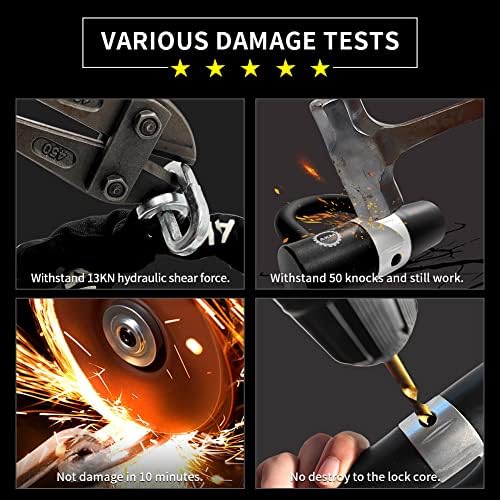 AKM Security Bike Chain Lock Heavy Duty Cut Proof Bicycle Lock Bike