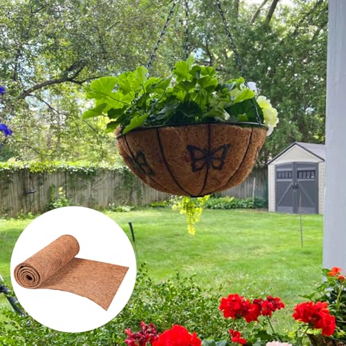 Alverra Kokosfaser, Matte Meterware – Zuschneidbar & Atmungsaktiv, Umweltfreundlich & Biologisch Abbaubar – Für Garten, Haustiere, Bodenabdeckung – 30×100 cm, Braun