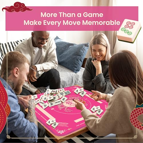 Tapete para Mahjong Americano 32" x 32" antideslizante miniatura 4