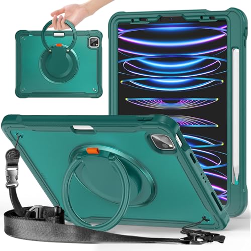 Coque antichoc iPad Air 11 M4 protection intégrale enfants avec porte-stylet