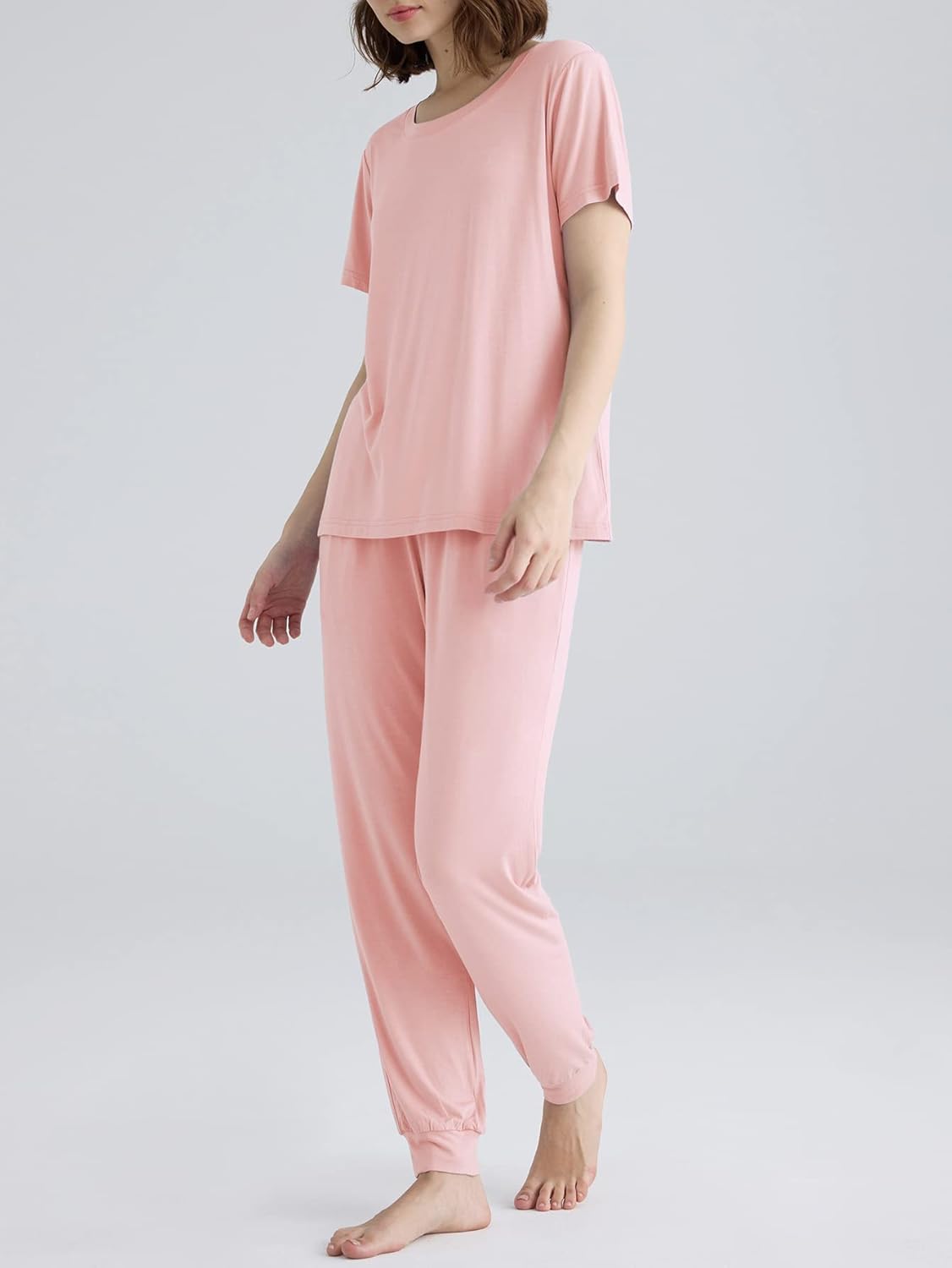 Latuza Women's Petite Pajamas Set Viscose Petite Length Sleepwear - Image 2